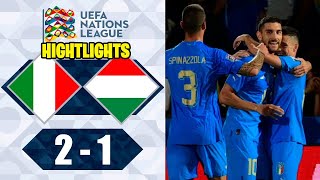 ITALIA-UNGHERIA 2-1 | GOL BARELLA e PELLEGRINI DECISIVI UNA GRANDE ITALIA