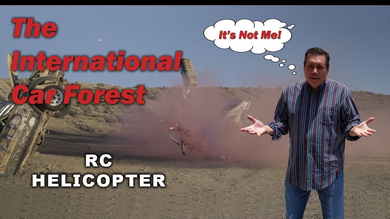 Flying T Rex Helicopters SMOKE & FIRE in The International Car Forest