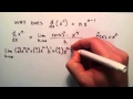 Understanding the Derivative of x^N