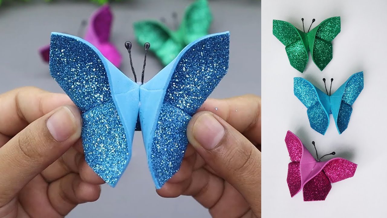 Como hacer mariposa de papel