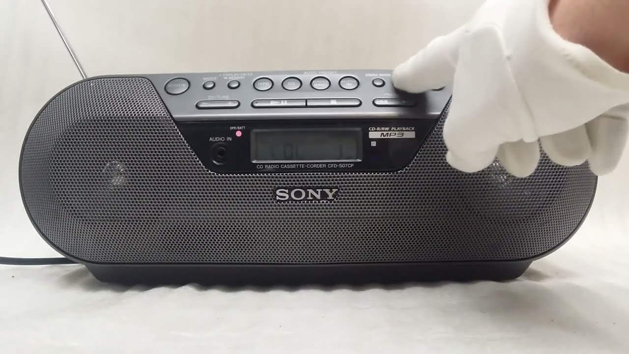 Sony cfd s07cp - YouTube