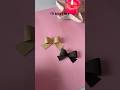 Create this beautiful bow using just single piece of paper  | last min idea 💡