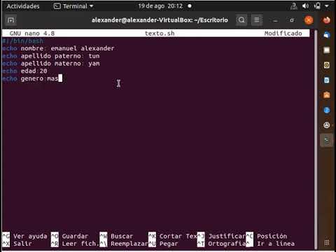 Utilización de Shell script en Ubuntu - YouTube