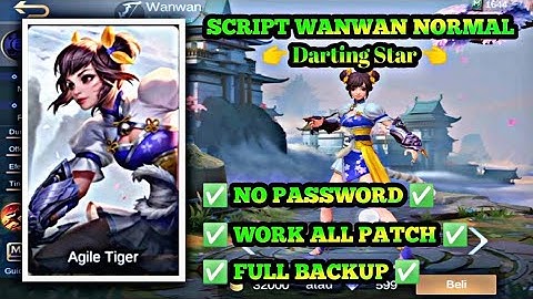 SCRIPT WANWAN DARTING STAR + FULL EFFECT + FULL BACKUP + NO PASSWORD