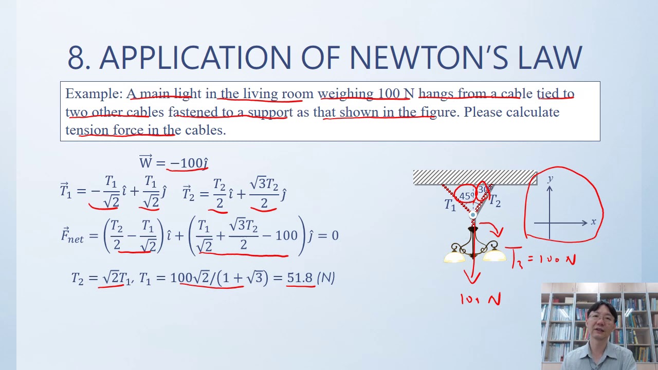 Lec29 物理(一) Application of Newton's Law - YouTube