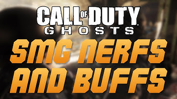 Call of Duty: Ghosts - SMG NERFS AND BUFFS - NEWEST PATCH NOTES
