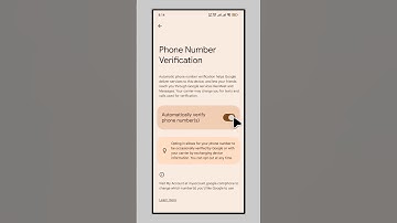 Google automatically verify phone number | #smartphone #shorts #settings #shortsvideo