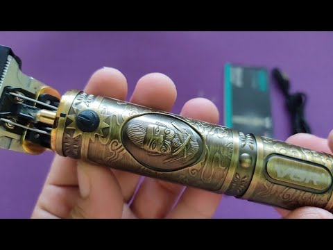 Unboxing VGR V-085 hair trimmer & blade close up