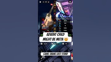 Advent Child Is INSANE 💥 100B+ DPS Showcase | Anime Last Stand #shorts #roblox #animelaststand