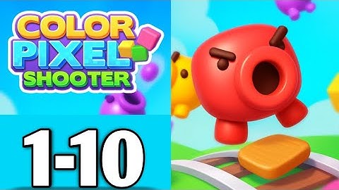 Color Pixel Shooter Alle niveaus 1-10 Walkthrough