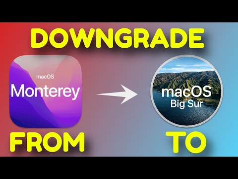 Easy Step 2022 : Downgrade MacOS Monterey To BigSur [ M1/ Intel ]
