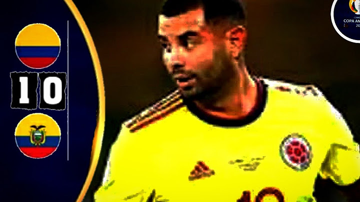 COLOMBIA  vs ECUADOR 1-0, extended highlights y goals