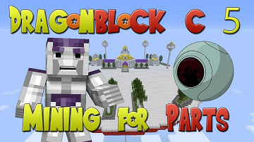 Dragon Block C 1.6.4: Frieza is a coal miner?! - Collecting Spaceship Parts