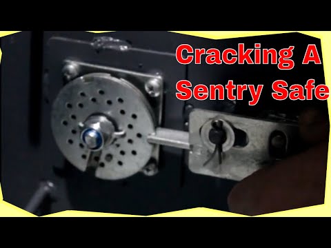 Cracking a Sentry safe combination lock with a borescope