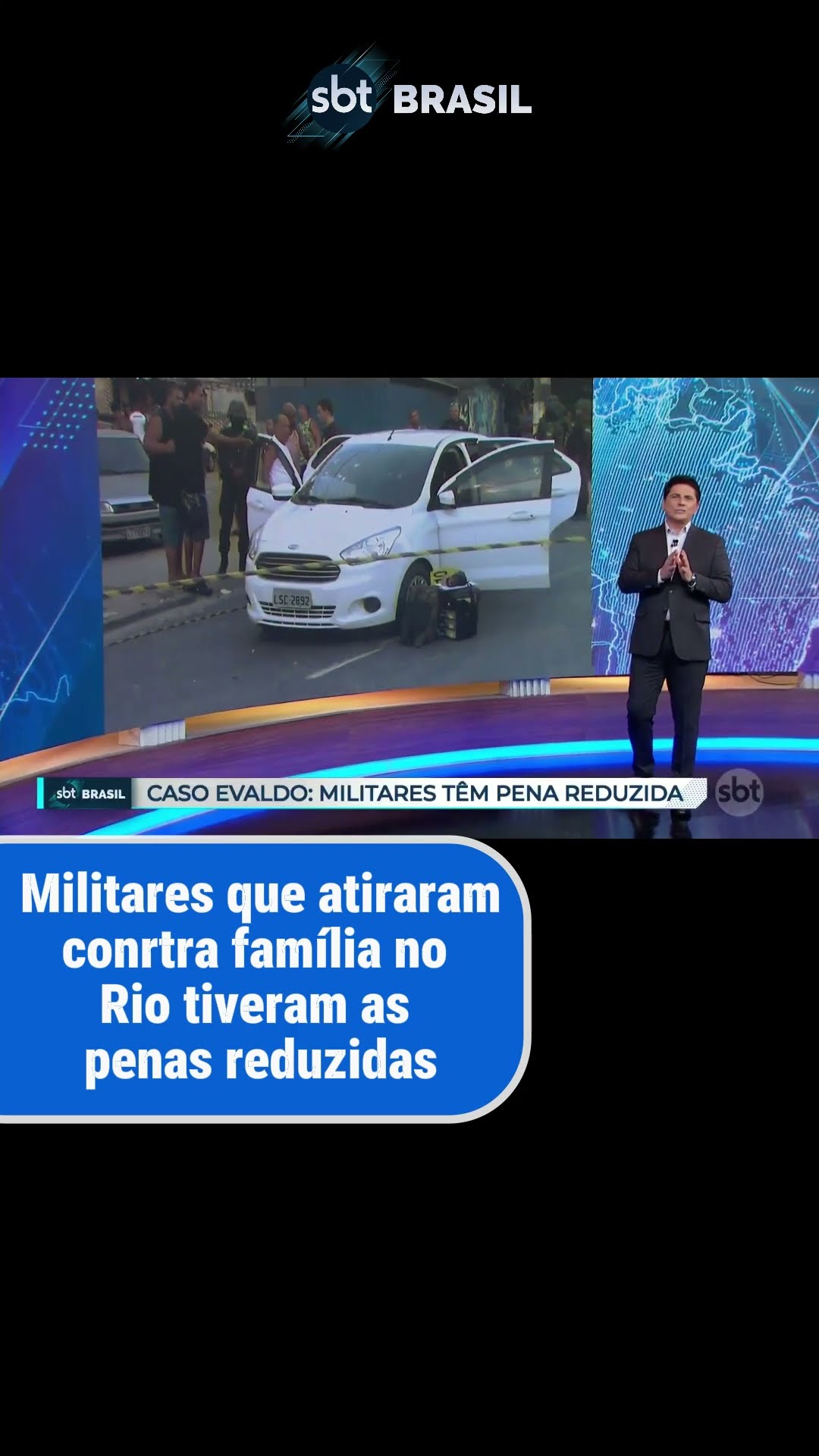 Justiça reduz penas de militares que deram 257 tiros e mataram músico no Rio | SBT Brasil (19/12/24)