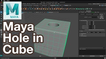 Cutting Holes in Objects with Autodesk Maya