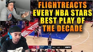 Reacting To FlightReacts Every NBA Star's BEST PLAY Of The Decade