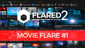 Flared2 - Recreating Famous Movie Lens Flares in Blender (Fast Workflow Showcase #1)