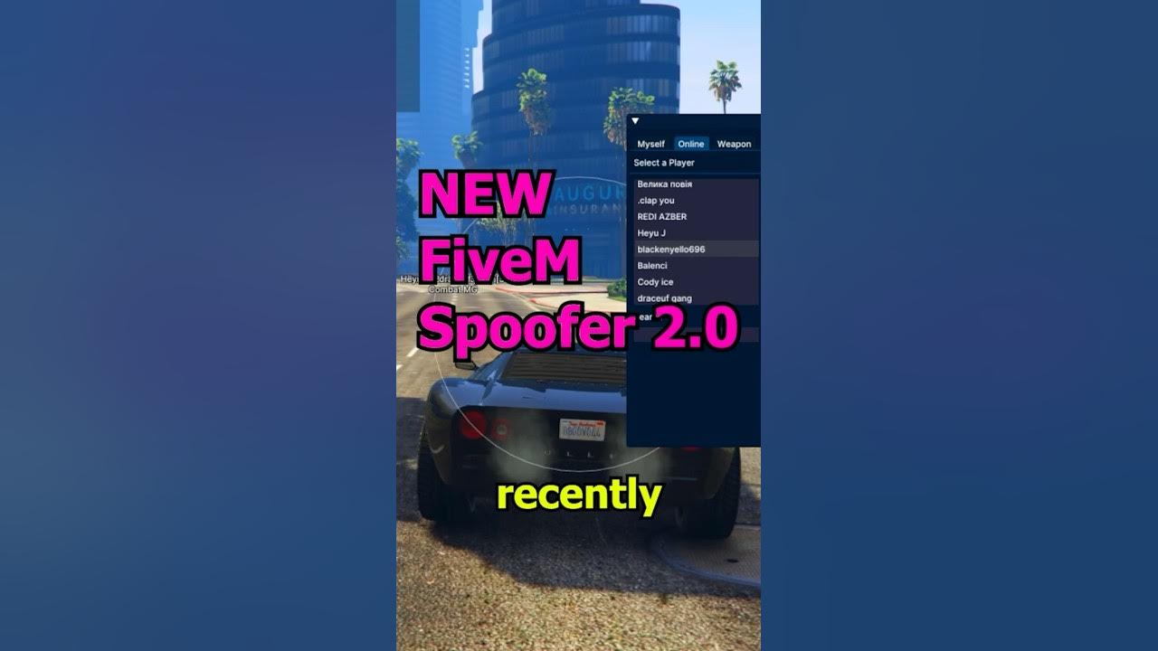 u know any good spoofer for FiveM? : r/Gta5Modding