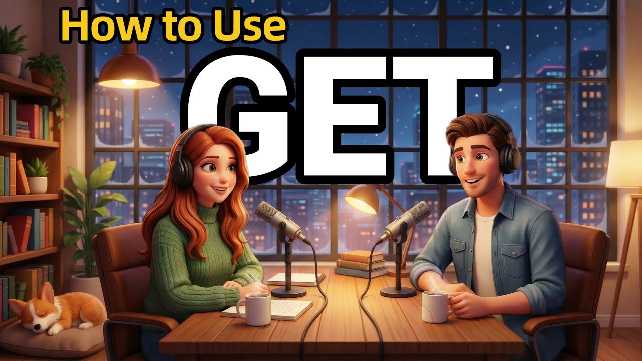 How to Use "GET" in Real Conversations | English Podcast | Learn English