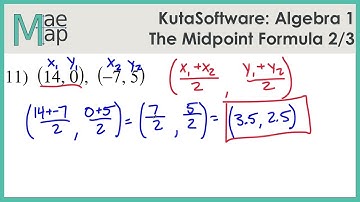 KutaSoftware: Algebra 1- Midpoint Formula Part 2