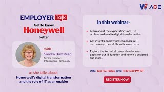 Employer Talks on Honeywell's Digital Transformation and role of IT as enabler screenshot 4