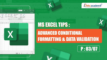 MS Excel Tips: Advanced Conditional Formatting And Data Validation - Best Training Institute