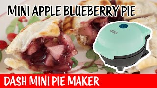 Mini Apple Blueberry Pie - Dash Mini Pie Maker - Day 12 Bonne Maman Advent Calendar 2023 - Pie Crust