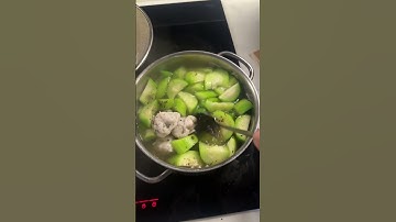 Cá thác lác nấu canh mướp