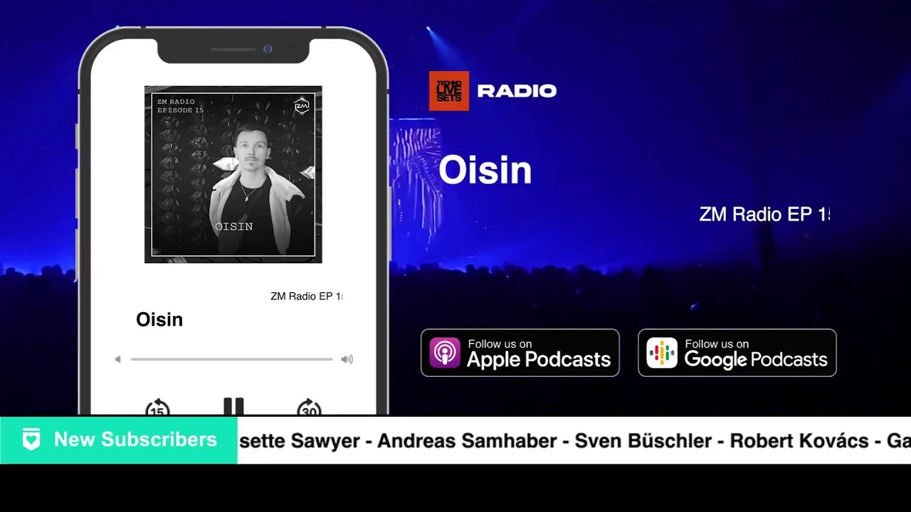 Techno Dj Mix Set by Oisin - ZM Radio EP 15