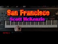 San Francisco - Scott McKenzie, Cover, eingespielt mit titelbezogenem Style auf Yamaha Genos