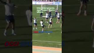 Inter: allenamento aperto davanti ai tifosi nerazzurri a Milano