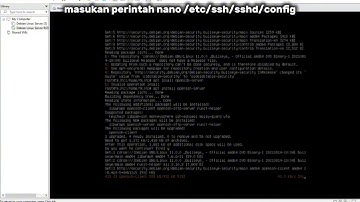 CARA KONFIGURASI IP ADDRESS DEBIAN 11 DAN KONFIGURASI REMOTE SERVER SSH