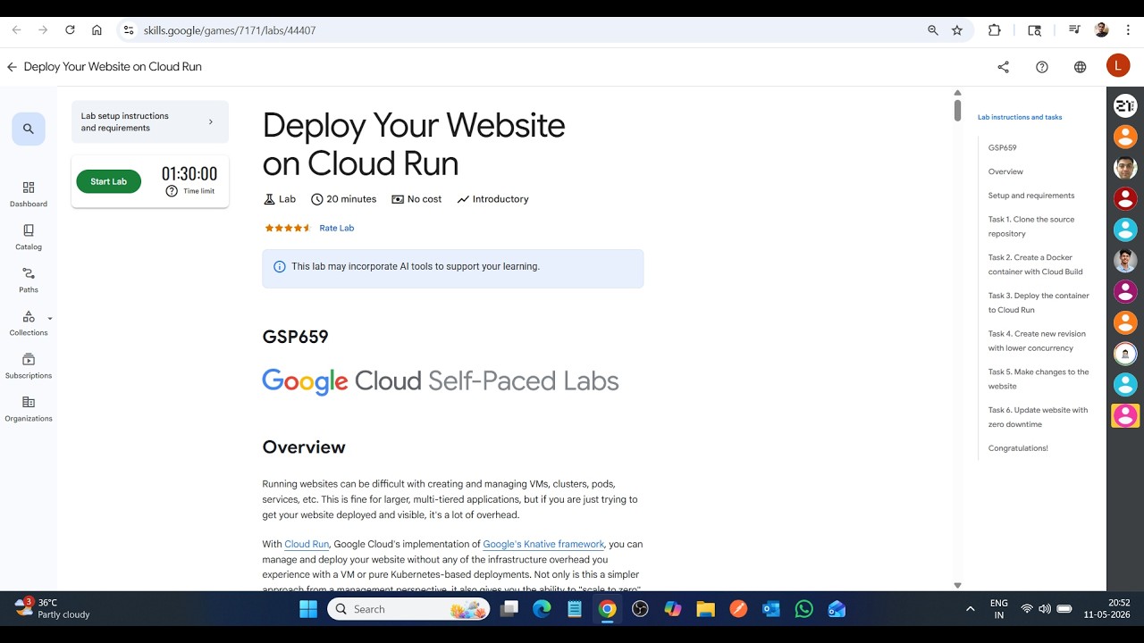 Deploy Your Website on Cloud Run || Lab Solution || Google Cloud Arcade ...