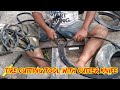 Tire cutting tool with cutter knife