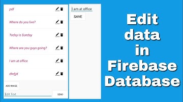 Edit Firebase data in Sketchware