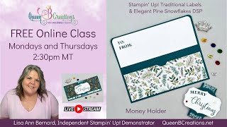 👑 Stampin' Up! Christmas Money Holder DIY