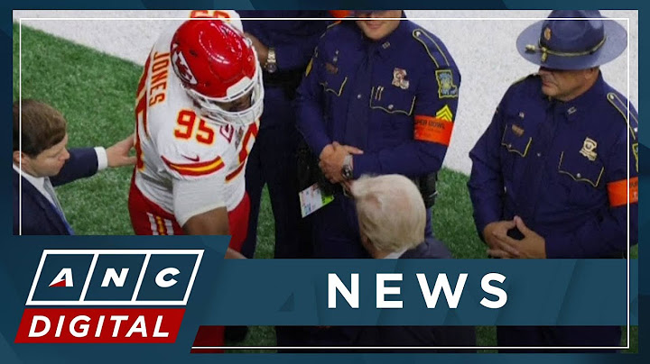 Trump becomes first sitting president to attend Super Bowl | ANC