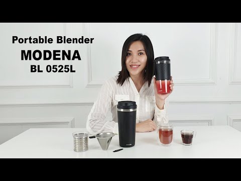 Portable Blender MODENA BL0525 L Terbaik- Bisa Blender biji kopi, buah dan seduh teh di manapun
