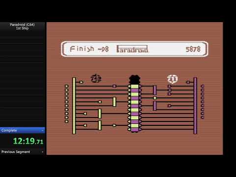 Paradroid (C64) - 1st Ship  28:05