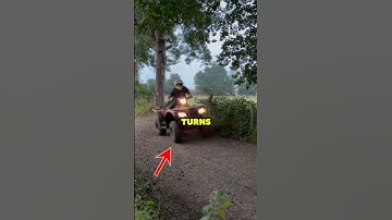De scherpste bocht die je ooit op een quad zult zien