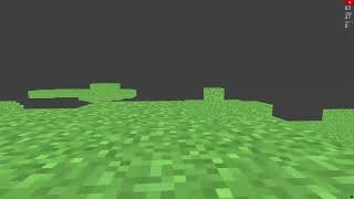 Python Minecraft clone chunking showcase