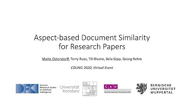 Aspect-based Document Similarity for Research Papers - COLING 2020  paper