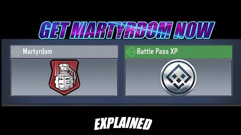 HOW TO GET/UNLOCK MARTYRDOM PERK IN COD MOBILE | SEASON 6 SEASONAL EVENT
