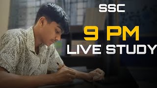 📕🔥9 PM Study With Me | SSC Exam Preparation | SSC 26,27&28 | Promodoro 50/10 | Fahad 👽
