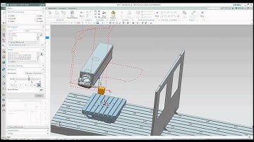 5+1 axis nx cam nc-code simulation