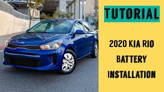 How to Install a 2020 Kia Rio Battery | Step by Step