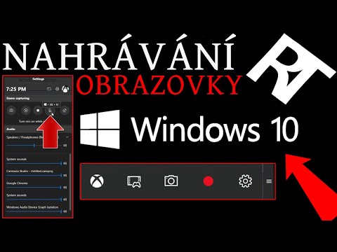 Jak NAHRÁVAT OBRAZOVKU NA Windows 10 (JEDNODUŠE)