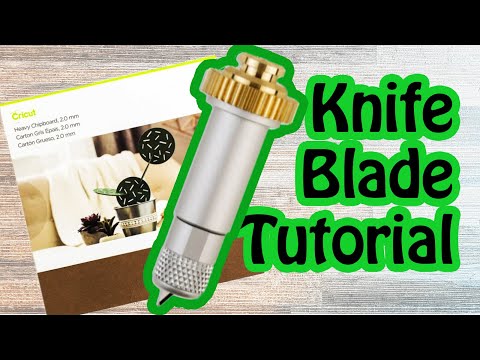 How to replace the Cricut Maker Knife blade 