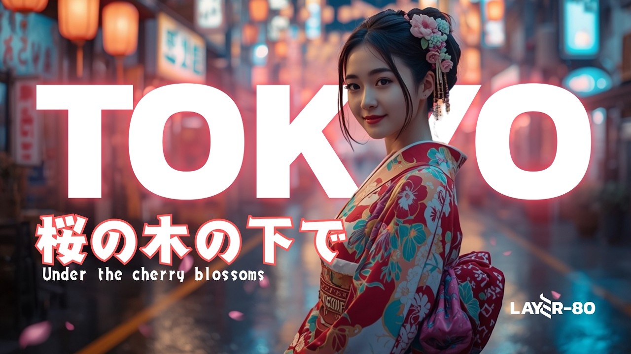 TOKYO - 桜の木の下で Under the cherry blossoms | Japan Synthwave